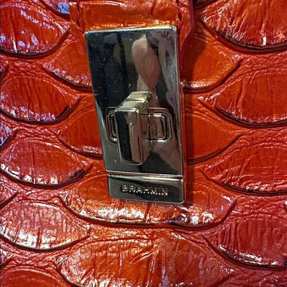 Brahmin Small Johanna Crossbody Purse . Heat Brasilia . Red Gold . NWT - Picture 6 of 11